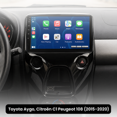 108, C1, Aygo 15-20 - 10,1" radio met Apple CarPlay en Android Auto