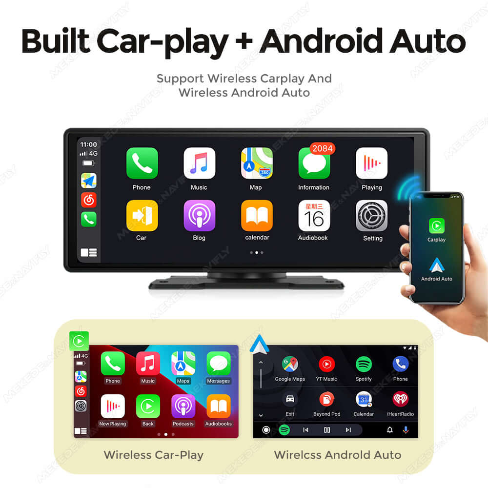 Universeel Small - 6,86" radio met Apple CarPlay en Android Auto – Carmediaeurope.com