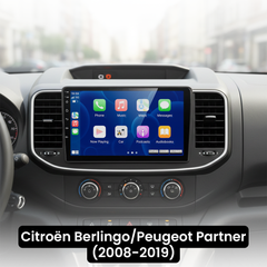 Citroën Berlingo/Peugeot Partner 08-19 - 9" radio met Apple CarPlay en Android Auto 