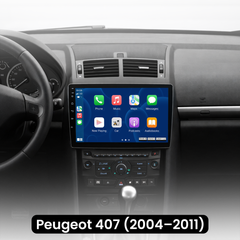 Peugeot 407 2004-2011 – 9” autoradio met draadloze Apple CarPlay & Android Auto 