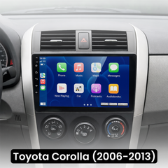 Toyota Corolla 06-13 - 9" radio met Apple CarPlay en Android Auto 