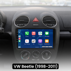 VW Beetle 98-11 - 9" radio met Apple CarPlay en Android Auto 