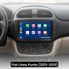 Fiat Linea Punto 12-15 - 9" radio met Apple CarPlay en Android Auto 