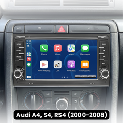 Audi A4 00-08 - 7" radio met Apple CarPlay en Android Auto (design 1) 