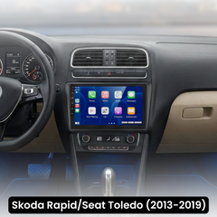 Skoda Rapid/Seat Toledo 13-19 - 9" radio met Apple CarPlay en Android Auto 