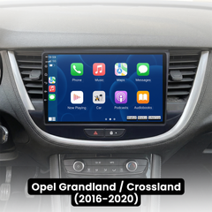 Opel Grandland/Crossland 16-20 - 9" radio met Apple CarPlay en Android Auto 
