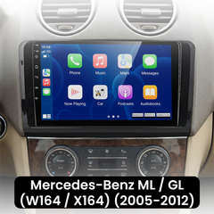 Mercedes-Benz ML 05-12 - 9" radio met Apple CarPlay en Android Auto 