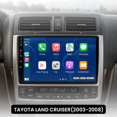 Toyota Land Cruiser 2003-2008 - 9" autoradio met Apple CarPlay en Android Auto 