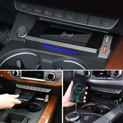 Audi A4 2016-2024 / Audi A5 2017-2024 Draadloze autolader met 15W snelladen 