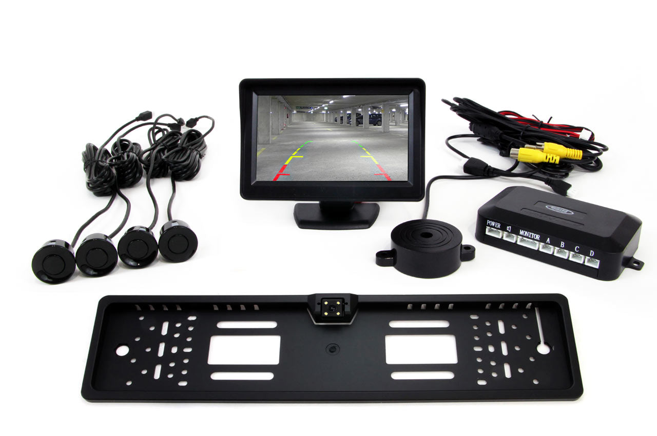 Parkeerhulp met 4,3 inch TFT-display en camera
