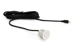 Witte parkeersensor met een diameter van 22 mm