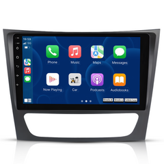 Mercedes-Benz W211 - 9" Radio met Apple CarPlay en Android Auto 