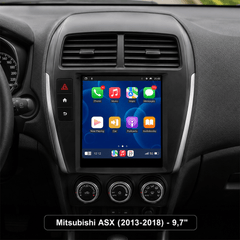 Mitsubishi ASX 2013-2018 - 9,7" radio met Apple CarPlay en Android Auto 