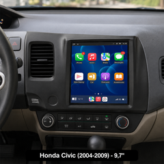 Honda Civic 2004-2009 - 9,7" radio met Apple CarPlay en Android Auto 