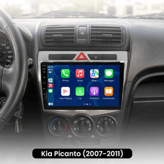 Kia Picanto 07-11 - 9" radio met Apple CarPlay en Android Auto 