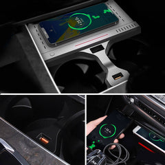 BMW X5 / X6 2019-2025 Draadloze autolader met 15W snelladen 