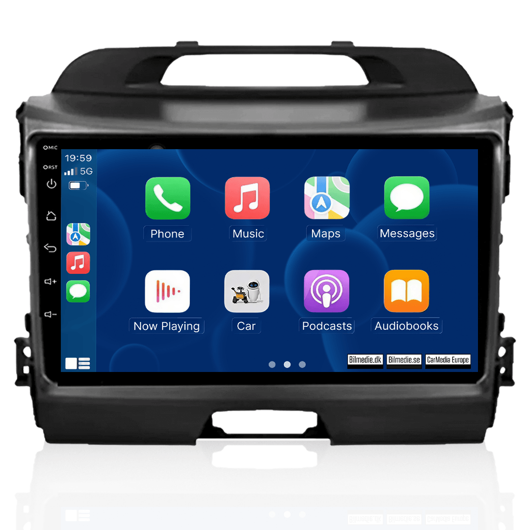 Kia Sportage 10-16 - 9" radio met Apple CarPlay en Android Auto 
