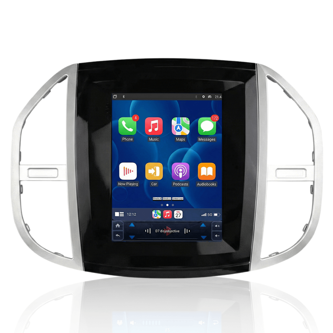 Mercedes Vito 14-21 - 9,7" radio met Apple CarPlay en Android Auto