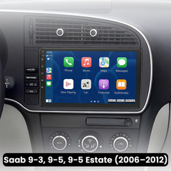 Saab 9-3 07-12 - 9" Radio met Apple CarPlay en Android Auto 