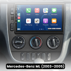 Mercedes-ML 03-05 - 9" Radio met Apple CarPlay en Android Auto 