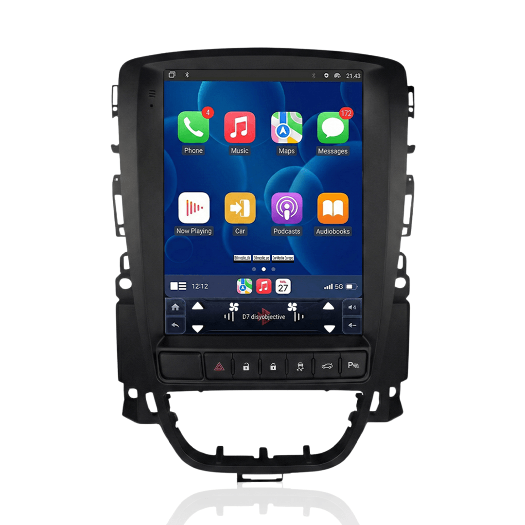 Opel Astra 09-15 - 9,7" radio met Apple CarPlay en Android Auto 