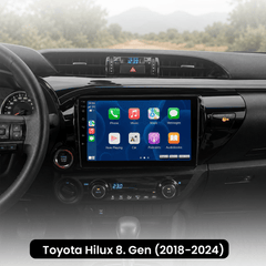 Toyota Hilux 8. Generation 2018-2024 - 10,1" radio met Apple CarPlay en Android Auto 