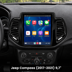 Jeep Compass 2017-2021 - 9,7" radio met Apple CarPlay en Android Auto 