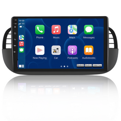 Fiat 500 07-15 - 9" radio met Apple CarPlay en Android Auto 