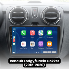 Renault Lodgy/Dacia Dokker 12-20 - 9" radio met Apple CarPlay en Android Auto 