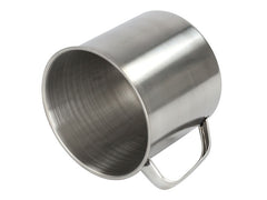 Stalen mok met handvat en een inhoud van 800 ml