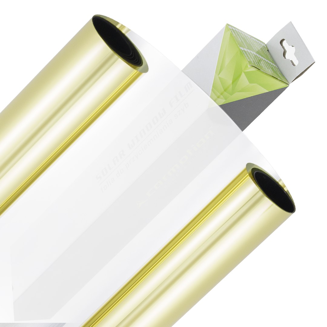 CARMOTION autoraamfolie in goud en zilver
