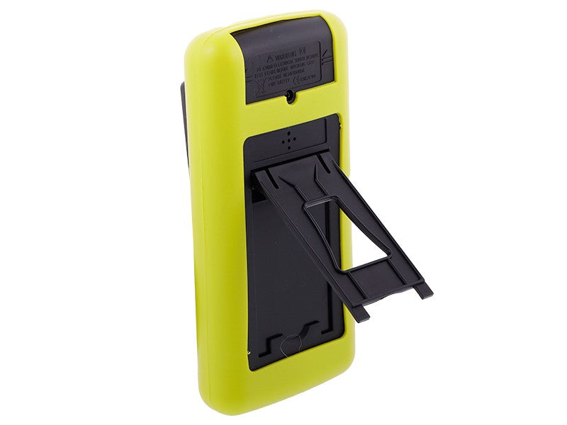 Digitaal multimeter met lcd-display en meetsnoeren