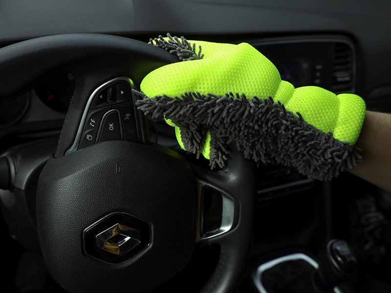 CARMOTION microvezel washandschoen met mesh