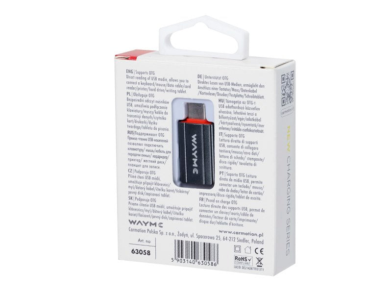 USB-C naar USB-adapter voor OTG-verbinding