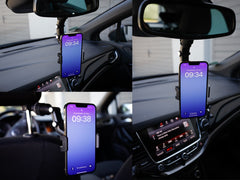 Telefoonhouder met draaikop voor het auto-interieur
