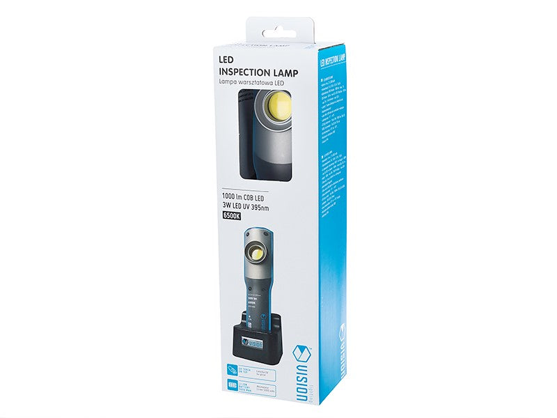 Werkplaatslamp met 10W COB LED, magneet en draaibare haak