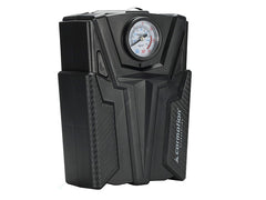 12V luchtcompressor 150 PSI met analoge manometer en 4 adapters