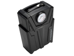 CARMOTION 12V luchtcompressor met analoge drukmeter en adapters