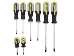 Schroevendraaierset met platte, Phillips- en TORX-schroevendraaiers