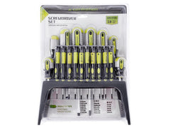 CARMOTION magnetische schroevendraaierset met houder, 18-delig