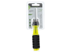 Schroevendraaier met magnetische bits en opbergruimte