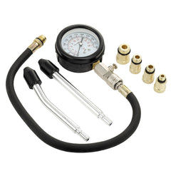 Compressietester voor benzinemotor in praktische opbergkoffer