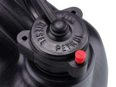 CARMOTION kunststof jerrycan 20 liter ovaal zwart