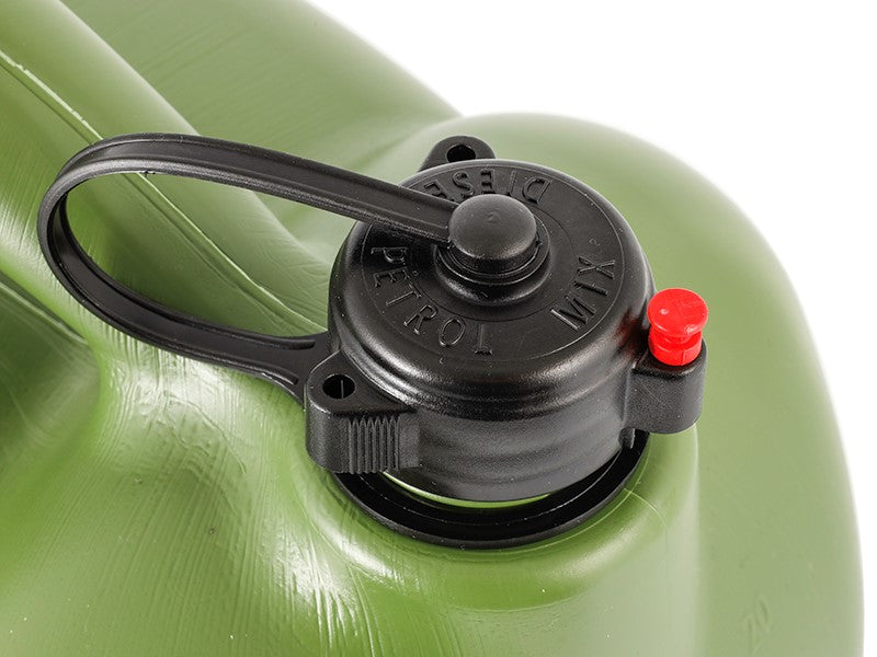 CARMOTION kunststof brandstofjerrycan 20 liter khaki