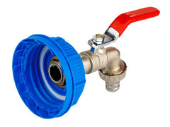 Rode tapkraandop van 61 mm voor vat met 1/2 inch kraan
