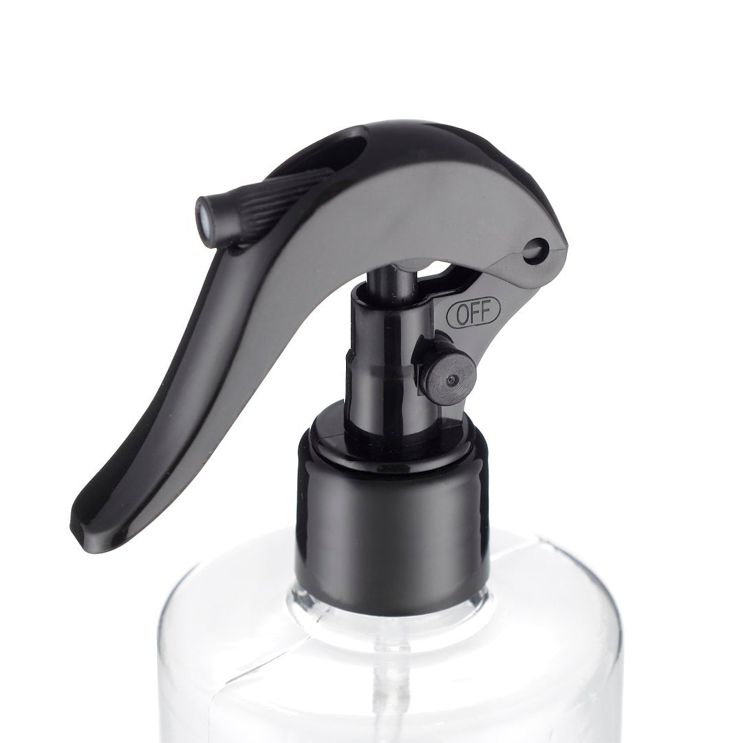 Transparante verstuiverfles van 500 ml met ergonomische grip