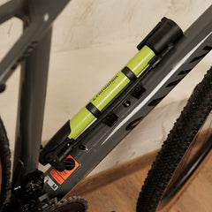 Minipomp 310 mm met montagebeugel voor de fiets