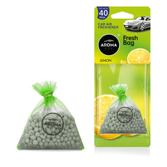 Aroma Car duftpose til bil med Lemon-duft og keramiske perler