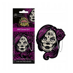 AROMA CAR MUERTOS Violet Girl luftfrisker til bil med Spicy Delight-duft