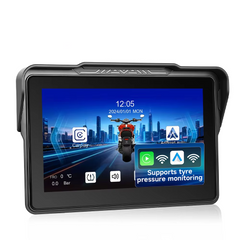 <h2>7” motorfietsscherm met CarPlay, Android Auto, AirPlay en TPMS</h2> 